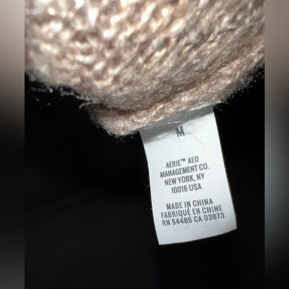 Aerie Chocolate Brown Knit Oversized Pullover - Picture 4 of 5